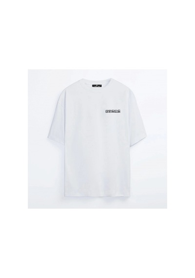 Tarzsokak Unisex Beyaz Oversize T-shirt Baskılı Osaka Tişört