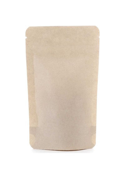 Packtory Kraft Aluminyum Kilitli Doypack Ambalaj 25X34+6 cm. 1500 Gr. -50 Adet