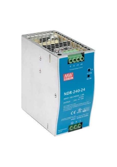 Meanwell Ndr-240-48 ,110v..220vac 48vdc/5a Güç Kaynağı Beyaz - Mavi