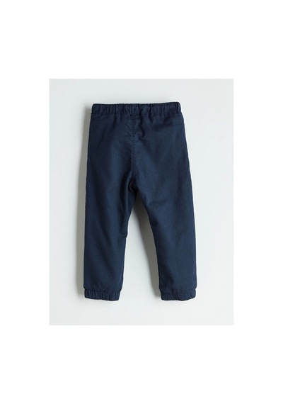 LC Waikiki Lcw Kids Beli Lastikli Armürlü Erkek Çocuk Jogger Pantolon Dark Navy