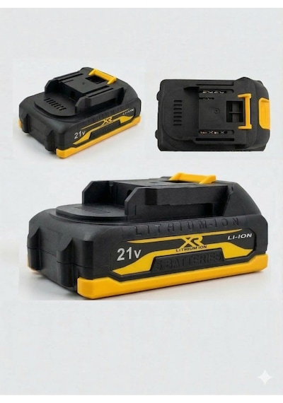 Retools Uyumlu 21v 1.5ah 1500 Mah Li-ion Yedek Batarya - 5 Pilli
