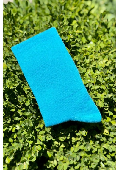 Lousocks Unisex Mavi Düz Renk Tenis Spor Çorabı