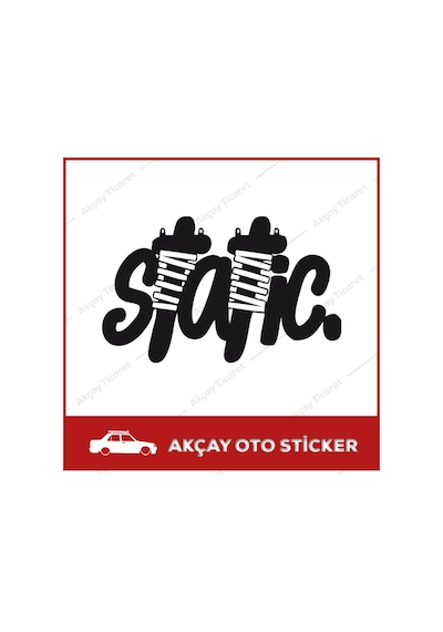 Static Sticker Static Oto Sticker Araba Sticker Araç Sticker
