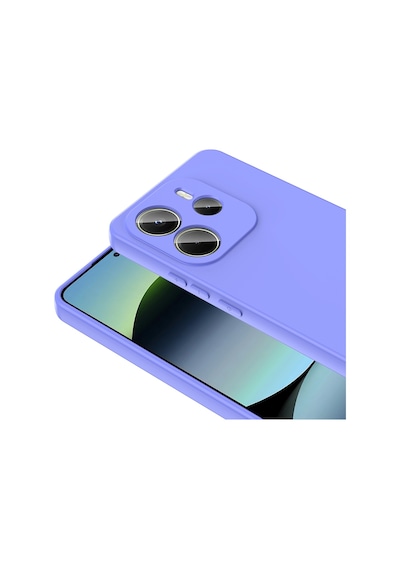 Zore Redmi Note 14 4g Kılıf Nvth Mara Lansman Kapak - Koyu Mor