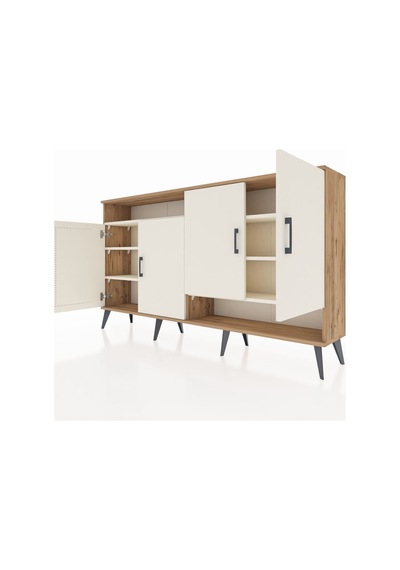 Arges Konsol 6 Raflı 4 Kapaklı 176x30x99 Çam-aytaşı Aytası/aytası - Atlas Çam Arges Konsol 6 Raflı 4 Kapaklı 176x30x99 Çam-aytaşı Aytası/aytası - Atlas Çam