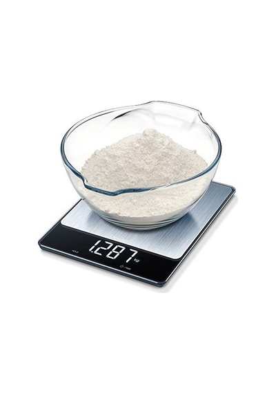 Ks 34 Xl Stainless Steel Mutfak Terazisi, Paslanmaz Çelik, 15 Kg'a Kadar Hassas Tartımlar İçin, Pratik Dara Fonksiyon Genel