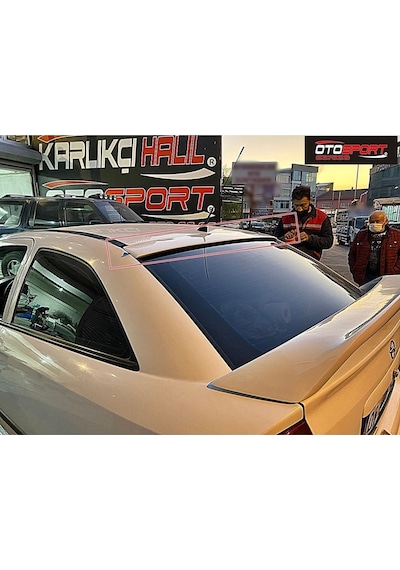 Opel Astra G Sport Cam Üstü Spoyler Fiberglass Boyasız