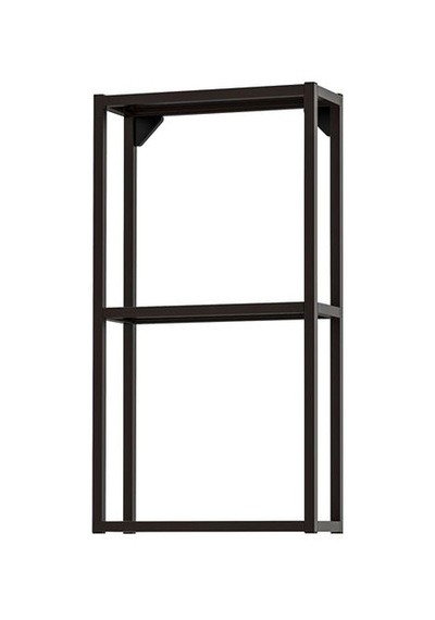 Ikea Enhet Açık Raf Ünitesi, Antrasit, 40x15x75 Cm