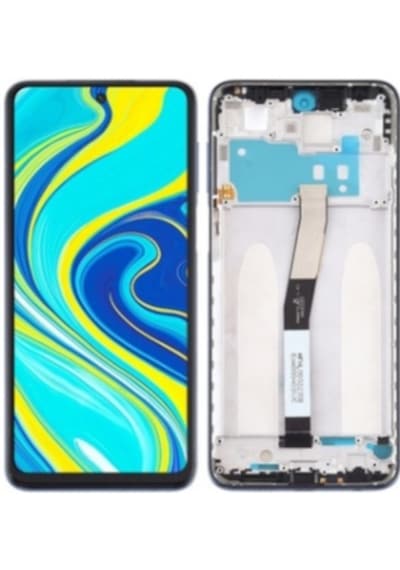 Xiaomi Redmi Note 9 Pro Uyumlu Çıtalı Servis Lcd Ekran Dokunmatik Siyah