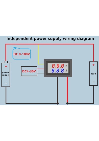 Kırmızı-mavi-10a-dijital Voltmetre Dc 100v 10a Voltmetre Ampermetre Mavi + Kırmızı Led Amp Çif Kablo Bulucu & Test Cihazı 43848933