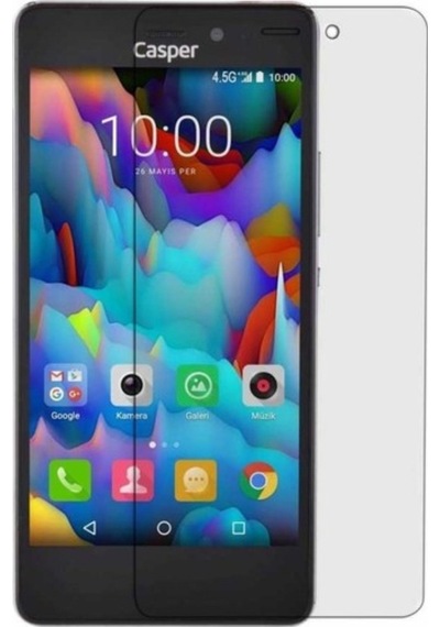 Casper Via E1C Nano Kırılmaz Cam Ekran Koruyucu Şeffaf