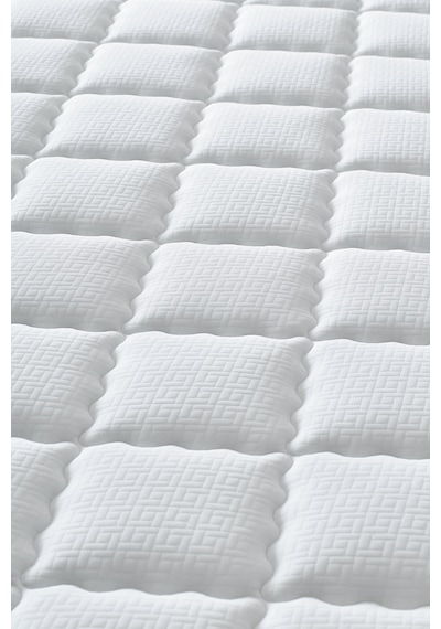 Gisela Modeli Full Ortopedik Çift Kişilik Pedli Yataklı Baza Ve Başlık Takımı 3 Lü Set 160 x 200