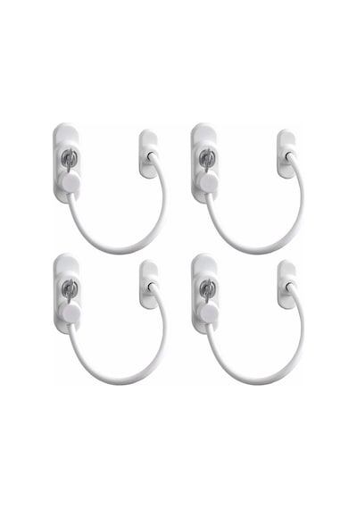 Çelik Halatlı Kilit Pvc Pencere Emniyet Çocuk Güvenlik Kilidi 4a N11.1644
