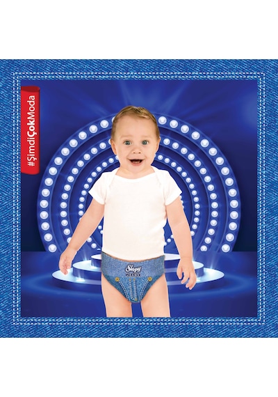 Sleepy Jeans Külot Bez 3 Numara Midi 4’lü Jumbo 136 Adet