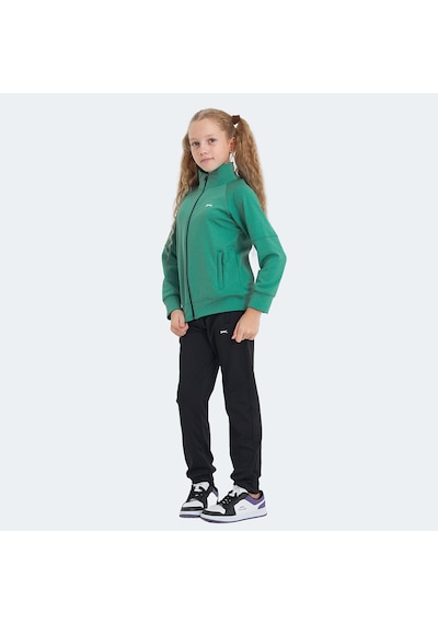 Slazenger NEXT IN Unisex Çocuk Eşofman Takımı Yeşil