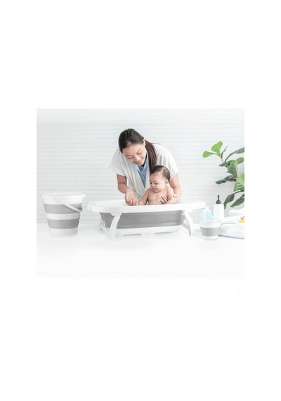 Katlanır Bebek Küveti 3'lü Set