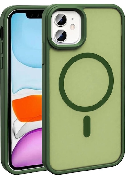 Teleplus Apple Uyumlu iPhone 11 Kılıf M-safe Şarj Özellikli Mat Arka Yüzey Sio Kapak