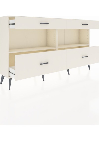 Arges Konsol 2 Raflı 4 Çekmeceli 176x30x99 Aytaşı-aytaşı Aytaşı-aytaşı