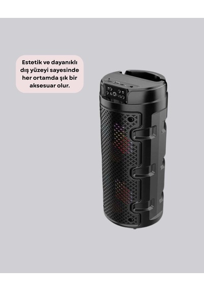 Uzun Pil Ömrü Sunan Kablosuz Bluetooth Hoparlör Mh-hs0773-2497