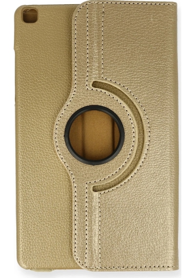 Newface - 740 - Samsung Galaxy T290 Tab A 8 Kılıf 360 Tablet Deri Kılıf - Edntrend - - Gold