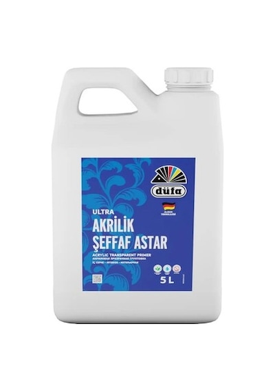 Şeffaf İç Cephe Astar Boyası Bidon 0,15 L