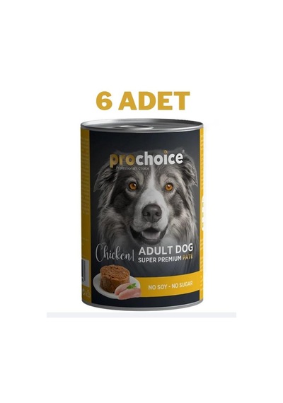 Pro Choice Adult Dog Chicken Pate Köpek Konservesi 6 x 400 G