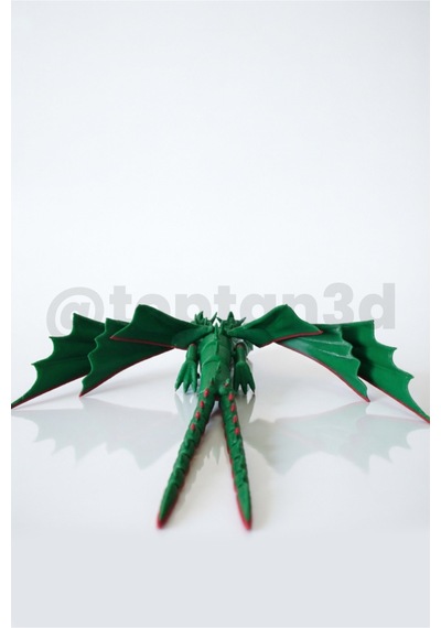 Mega Boy İki Başlı Ejderha Hareketli Figür - 25 Cm