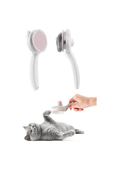 Otomatik Temizlenen Tüy Toplayıcı Tarak, Basmalı Kedi Köpek Fırçası