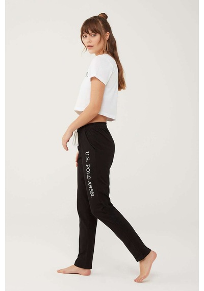 U.S. Polo Assn. Kadın Siyah Pijama Altı 16601 Siyah