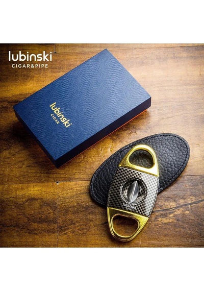 Lubinski Karbon Desen Metal V Puro Kesici Gold 60 Ring
