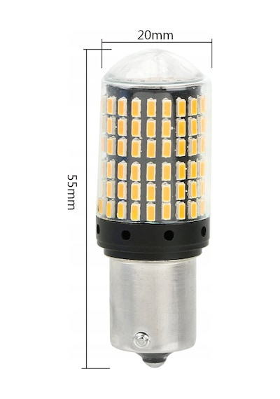 1156 P21W 144 Led Sinyal Lambası Led Işık Güçlü Aydınlatma 2 Adet