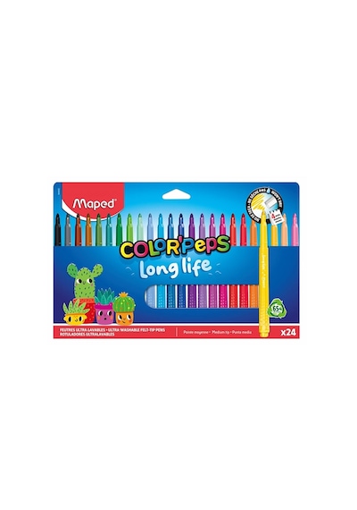 Maped Color'peps Long Life Keçeli Kalem 24 Renk 844002