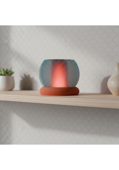Modern Dokulu Küre Masa Lambası - Şık Ve Dekoratif Gece Lambası