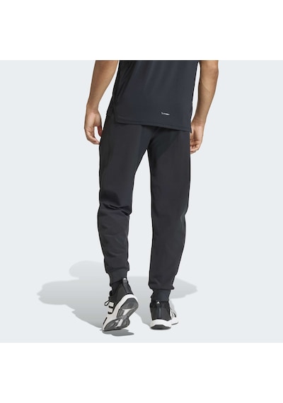 Adidas Workout Essentials Flex Dokuma Erkek Siyah Antrenman Eşofman Altı Ka5528