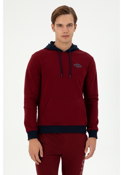 U.s. Polo Assn. Erkek Bordo Sweatshirt 50293440-vr014 Bordo