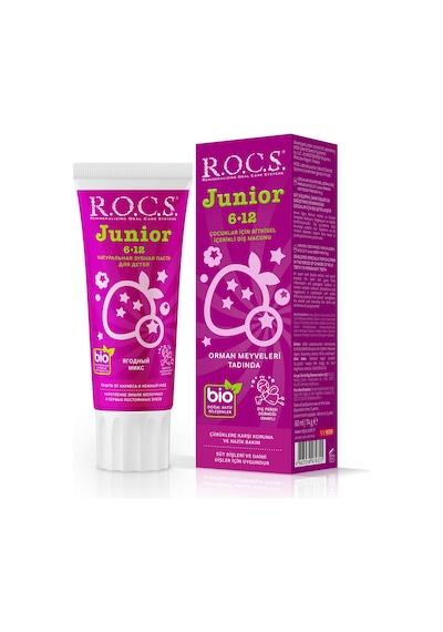 Rocs Junior Florürsüz Orman Meyve Diş Macunu 60 Ml /74 G