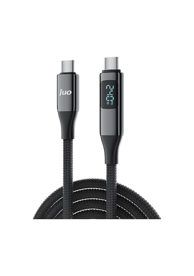 240w Usb 3.1 Gen2 10gbps E-mark Çipli Led Display 4k 60hz Görüntü Ve Type-c Hızlı Şarj Kablosu 2 Metre