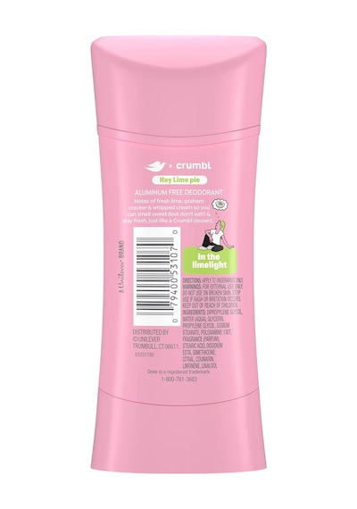 Dove Crumbl Key Lime Pie Alüminyumsuz Stick Deodorant 74gr