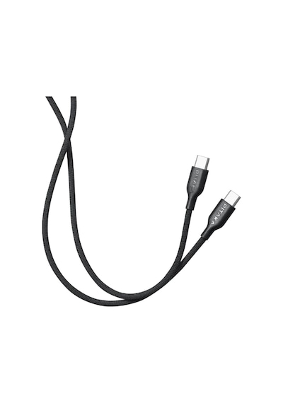 Pitaka Flex Braided Örgülü Tasarımlı Type-c To Type-c Pd Data Ve Şarj Kablosu 60w 1.2m Siyah
