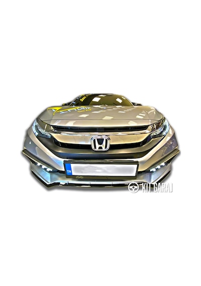 Kit Garaj Civic Fc5 Mugen Makyajlı Ön Ek Plastik Boyasız