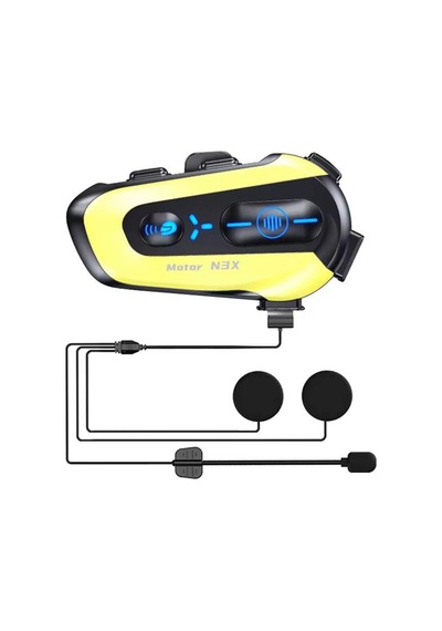 N3x Rgb Işıklı Intercom 3 Kişi Bağlantılı 1000mah Motosiklet Tdrtr