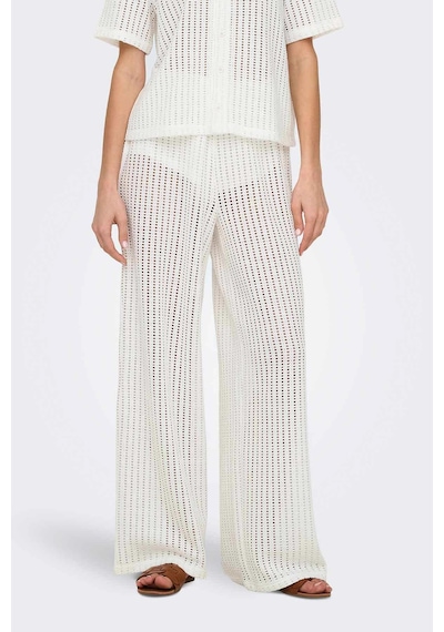 Only Onlfreya Straıght Pant Jr Kırık Beyaz Kadın Pantolon 000000000102263157 Beyaz