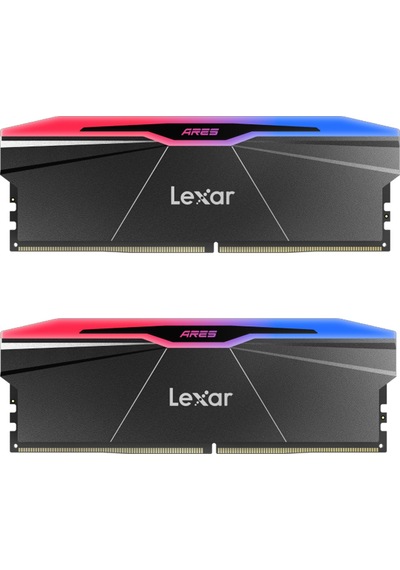 Lexar 32gb 2x16gb Ares Rgb 6400mhz Cl30 Xmp/expo Ddr5 Siyah Dual Kit Ram