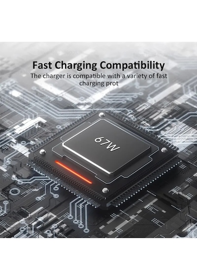 67w Hızlı Şarj Cihazı Aleti 6a Kablo/adaptör Seti Type C Usb Xiaomi Redmi Samsung Uyumlu Duvar Tipi