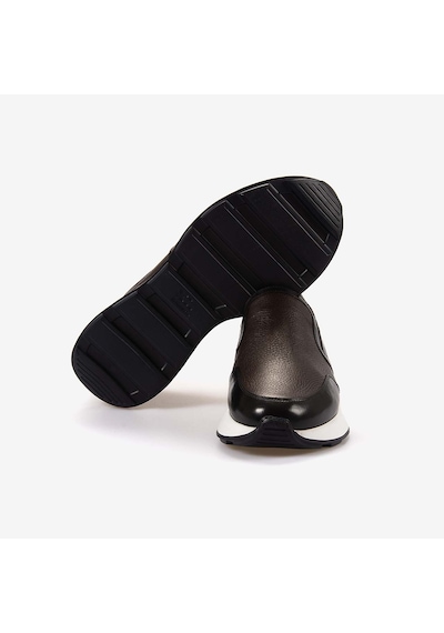 Mocassini Gold Hakiki Deri Erkek Spor & Sneaker Ayakkabı 73702 Siyah-kahve Geyik