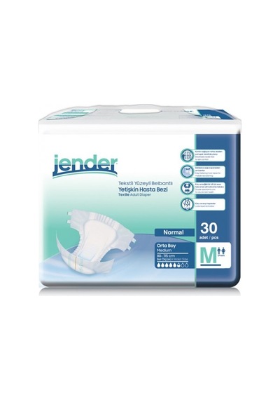 Jender Belbantlı Yetişkin Hasta Bezi M 30'Lu