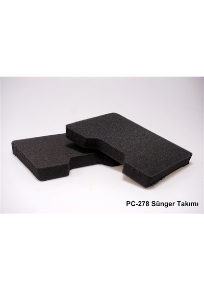 PC-278 Sarı - Perforeli Sünger ve Plastik Çanta 275 x 230 x 81 mm