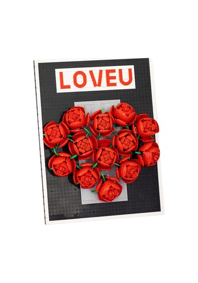 Love U Gül Fotoğraf Çerçevesi