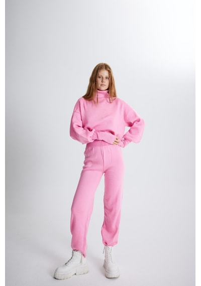 Holly Lolly Alt Üst Triko Thinky Takım Pembe