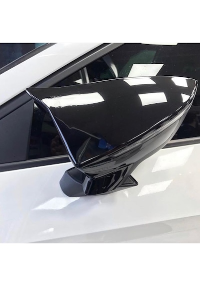 Otoçizgi Seat Leon Mk3 Yarasa Ayna Kapağı Batman Piano Black 2012 Sonrası Otoçizgi